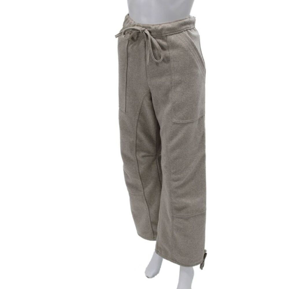 Zara Womens Sweatpants Beige Drawstring Polyester Inseam 28 Size S - Picture 2 of 6